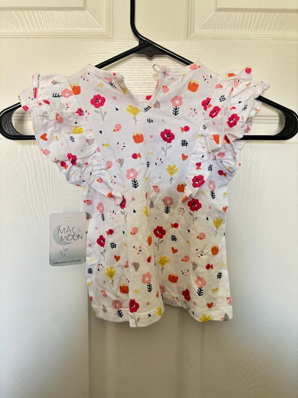 Mac & Moon Summer Cotton 24M Floral Blouse